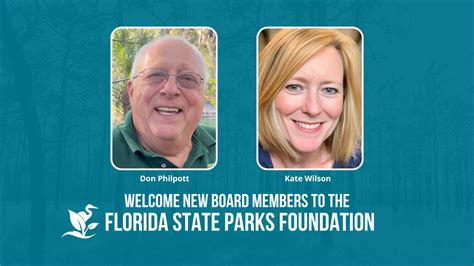 Florida State Parks Foundation Welcomes Two New Board Members Florida