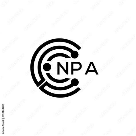 Npa Letter Logo Designnpa Creative Initials Monogram Vector Letter