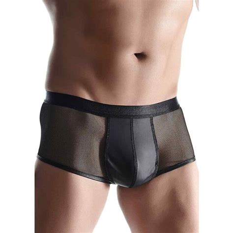 Wetlook Mesh Men S Shorts Black S XXL 40 95