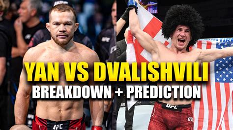 Petr Yan Vs Merab Dvalishvili Prediction Ufc Las Vegas Youtube