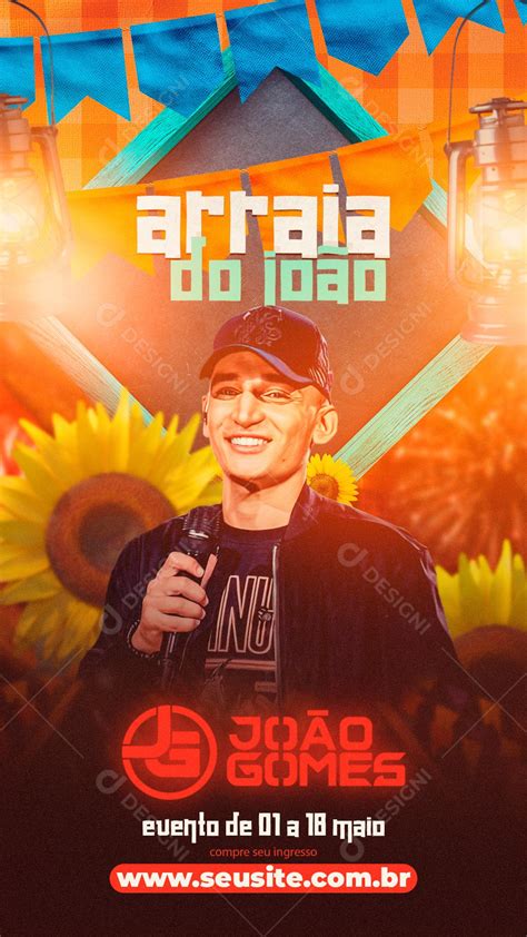 Flyer Arrai Jo O Gomes Festa Junina Social Media Psd Edit Vel