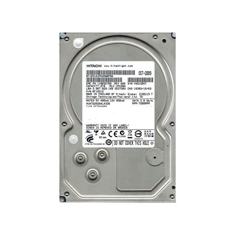 Hua Ala Hitachi Ultrastar A K Tb Sata Hard Drive