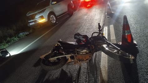 Motociclista Morre Em Grave Acidente Caminhonete Em Abelardo Luz