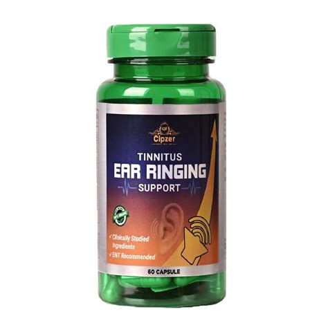 Buy CIPZER Tinnitus Ear Ringing Support 60 Capsules Relief For Ringing