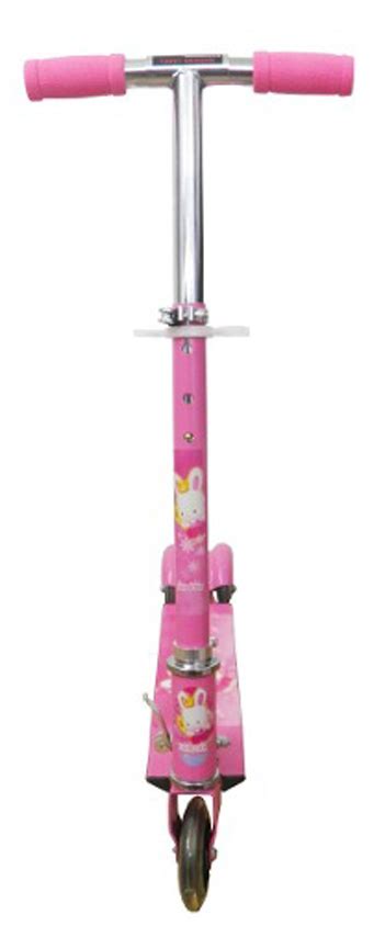 Patinete Infantil 3 Rodas Scooter Rodas De Led Brinquedo Cor Rosa