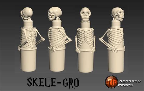 Skele Gro Bottle 3D Print Harry Potter Fan Made Etsy