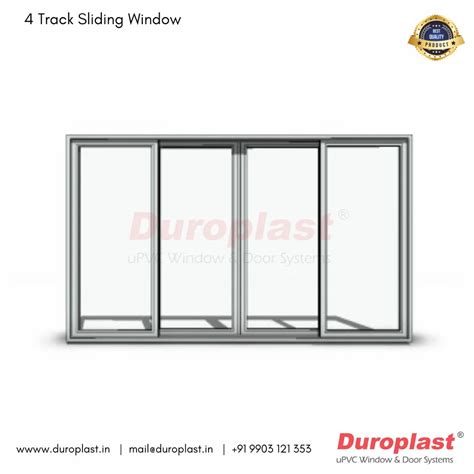 Track Sliding Upvc Window At Rs Sq Ft Unplasticized Polyvinyl