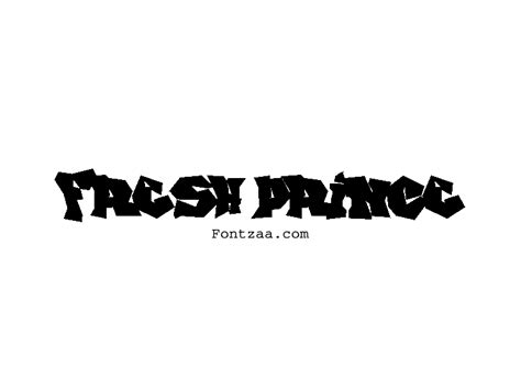 Fresh Prince Font - Fontzaa - Fonts Free Download