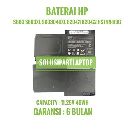 Jual Baterai Hp Elitebook Sb Sb Xl G G G Hstnn I C