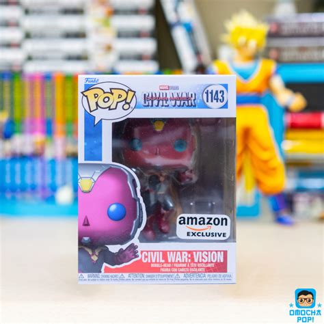 Mô Hình Chính Hãng Funko Pop Marvel Civil War Vision 1143 Amazon