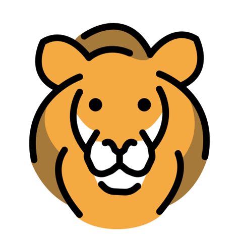 Lion Emoji Png