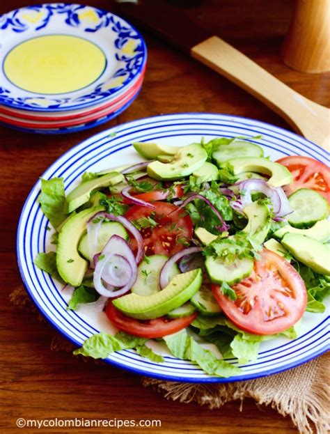 Simple Side Salad My Colombian Recipes