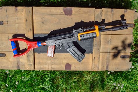 Rust Assault Rifle 3d Print Etsy