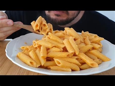 ASMR MUKBANG KREMALI SALÇALI MAKARNA TÜRKÇE ASMR YEMEK EATING