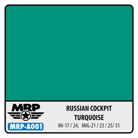 Mrp A Russian Cockpit Turquoise Mr Paint A