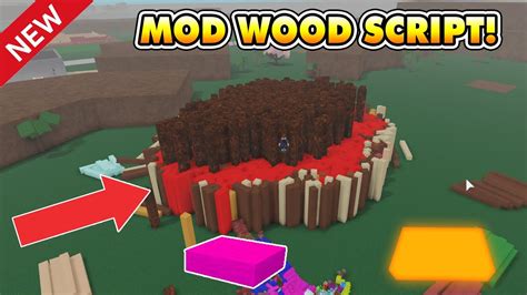 How To Mod Wood In Lumber Tycoon New Script Roblox Youtube