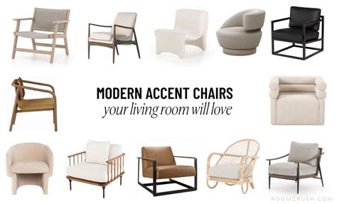 Modern Living Room Accent Chairs Cabinets Matttroy