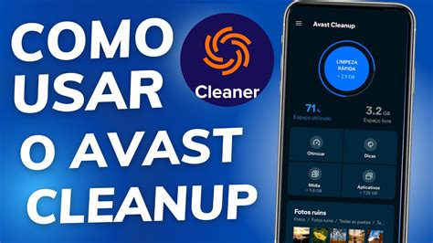 COMO USAR O APLICATIVO AVAST CLEANUP Para FAZER O CELULAR PARAR De