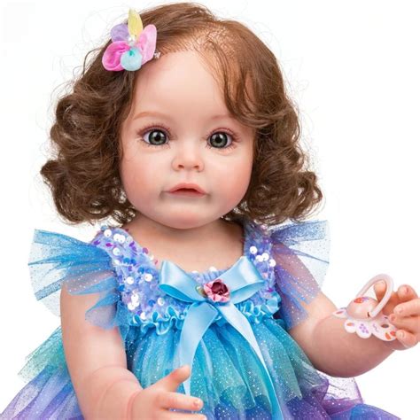 Jual Reborn Doll 55cm Full Body Silicone Reborn Toddler Girl Princess