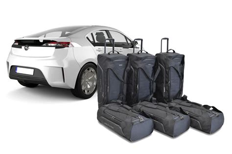 Pack de 6 sacs de voyage sur mesure pour Opel Ampera de 2012 à 2016