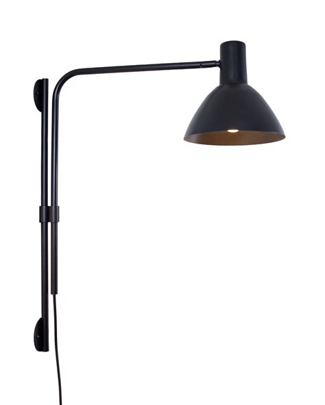 Lustre Arandela Cone Retro Articulada Preto Iluminamundo