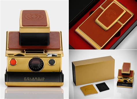 Limited Edition Polaroid 50th Anniversary Edition Gold SX-70 Instant ...