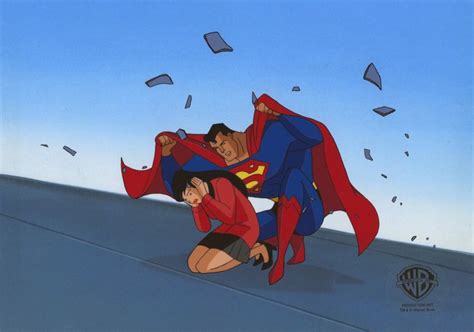 Superman the Animated Series Original Production Cel: Superman and Lois ...