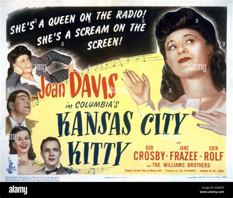 Kansas City Kitty From Top Left Joan Davis Erik Rolf Jane Frazee