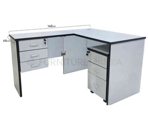 4120 L Shape Office Table Furniture Manila