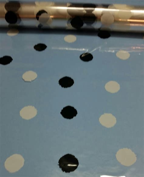 Rolls 40 X 100 Designs Big Black And White Dots Cellodepot