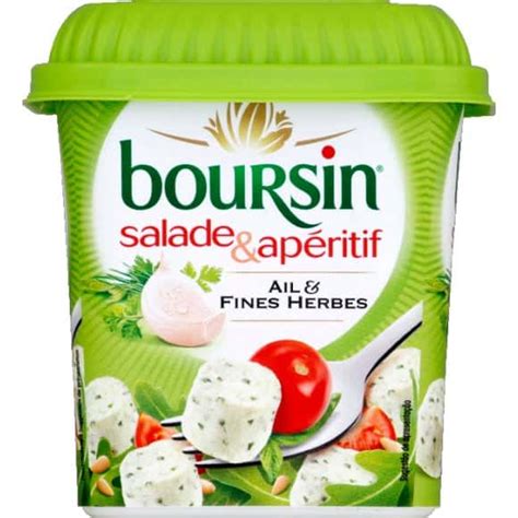 Boursin Bouchées fromagères à l ail et fines herbes Monoprix fr