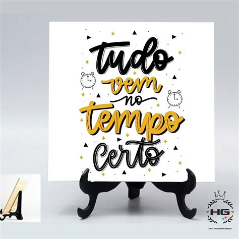 Quadro Decorativo Frases Religiosas Em Azulejo Modelo Elo