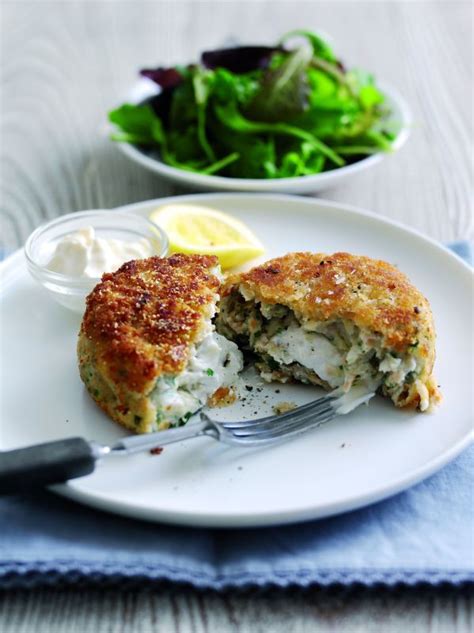 Haddock And Smoked Salmon Fish Cake With Melting Spreadable Fresh