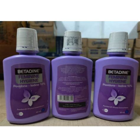 Jual Betadine Feminine Hygiene 60ml Shopee Indonesia