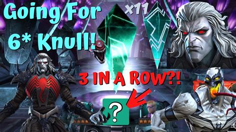 3 In A Row Ridiculous Luck Knull Cavalier Crystal Opening 6 Hunt Marvel Contest Of