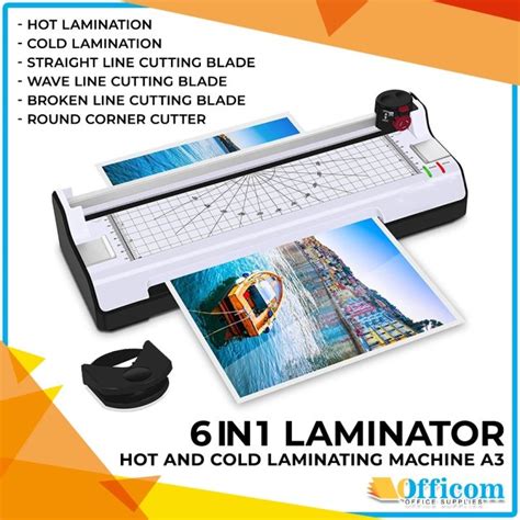 In Stock Officom In Laminator A W Ways Cutter Hot And Cold