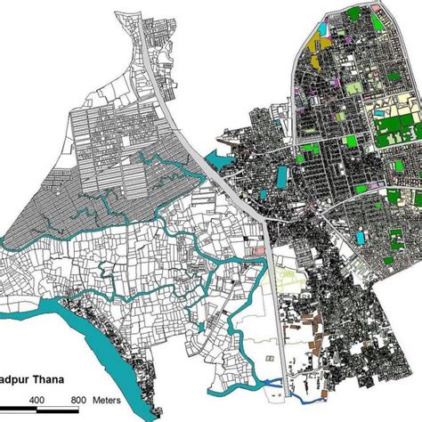 Map of Dhanmondi Thana Area | Download Scientific Diagram