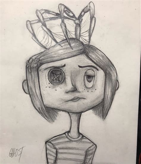 Actualizar 92 Images Dibujos De Coraline A Lapiz Faciles Viaterramx