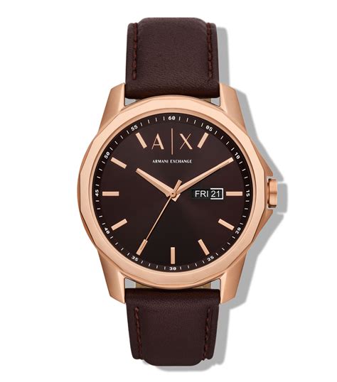 Armani Exchange Reloj Para Hombre Banks Casual Rosa El Palacio De Hierro