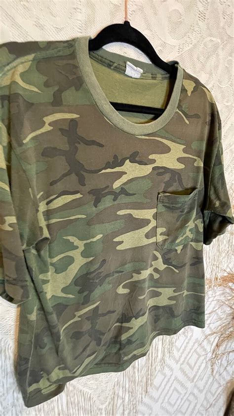 Vintage Army Camo Shirt Gem