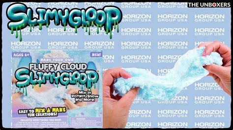 Fluffy Cloud Slimygloop Diy Slimy Fun Youtube