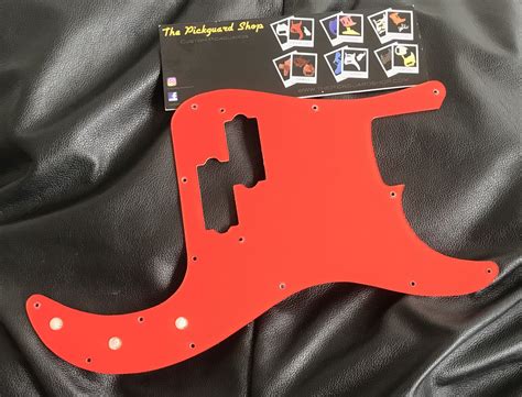 Greco P Bass Custom Pickguard Red Pickguard Red Bass