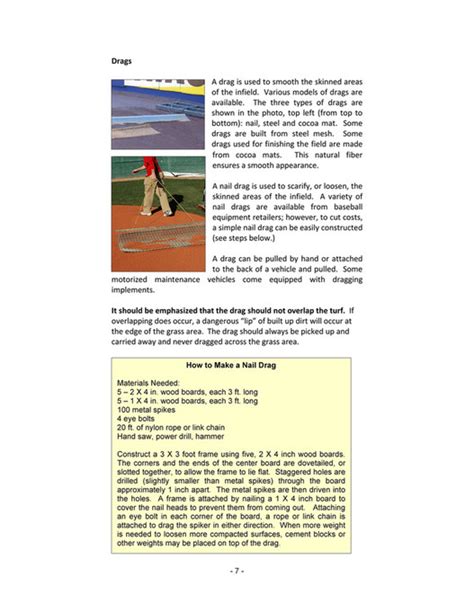 USA Baseball - Field Maintenance Guide - Page 6-7 - Created with ...