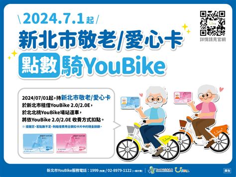 新北youbike新措施上路 7 1起開放敬老及愛心卡租借