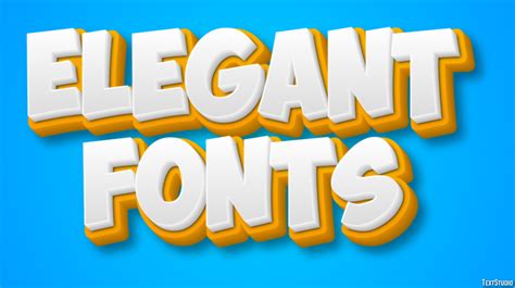 Elegant Fonts Text Effect and Logo Design Font