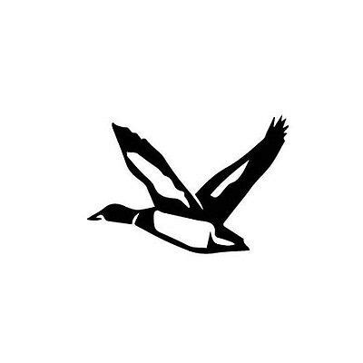 Autocollant Canard Colvert Oiseau Stickers Adhesif Noir Cm Ebay