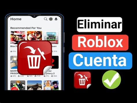 C Mo Eliminar Tu Cuenta De Roblox Elimina Tu Cuenta En Roblox