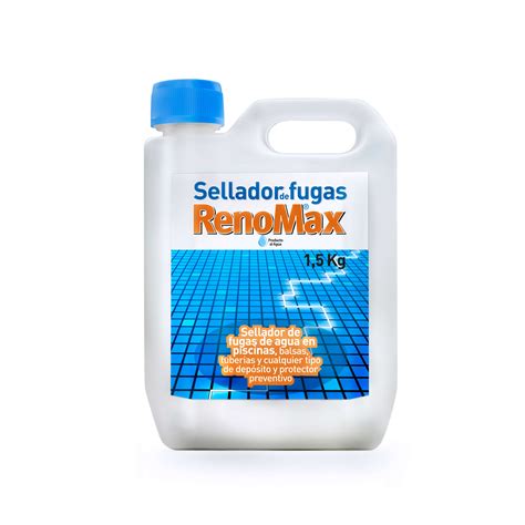 Sellador de fugas de agua en piscinas balsas y tuberías Renomax