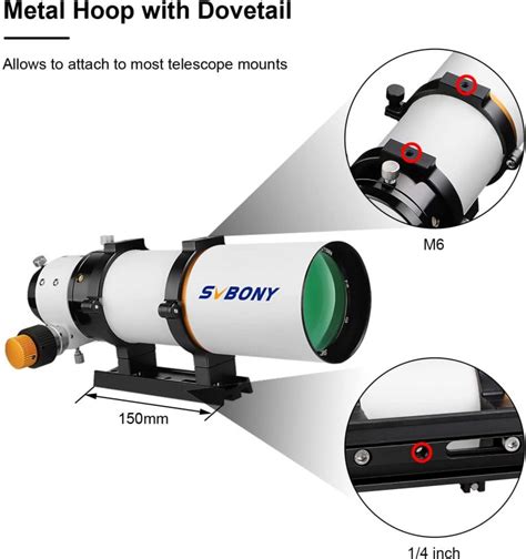 Svbony Sv Ed Refraktor Mm F Teleskop Svbony Germany Wir Sind