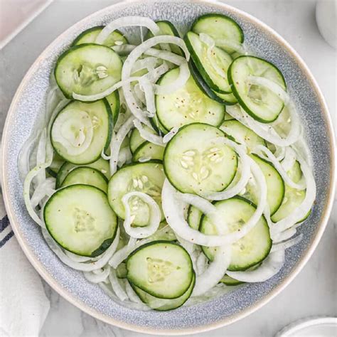 Cucumber Onion Salad Recipe - Southern Food and Fun